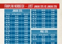 Bild 0 von Der Fährplan 2015 ist da!!