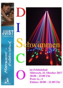 Bild 0 von Mi 25.10. Discoschwimmen im Meerwasser-Erlebnisbad im TöwerVital