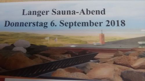 Bild 0 von Langer Saunaabend im TöwerVital am 6. September 2018
