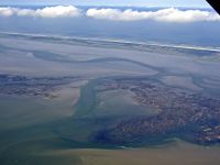 Bild 1 von Aktuelle Luftbilder vom Juister Hafen und dem Watt