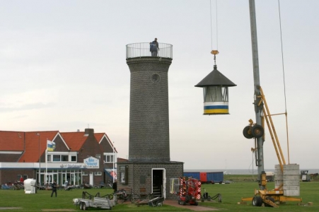 Bild 0 von Juister Leuchtturm Memmertfeuer jetzt "kopflos"