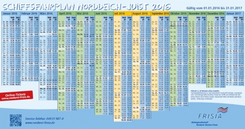 Bild 0 von Fahrplan 2016 in kompakter Form