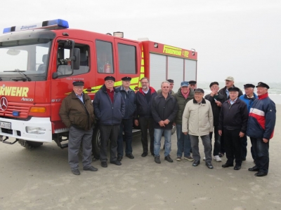 Bild 0 von Ehemalige Feuerwehrmänner besuchten Westspitze der Insel