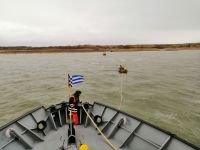 Bild 3 von Kardinaltonne wurde nach neun Wochen vom Strand geholt