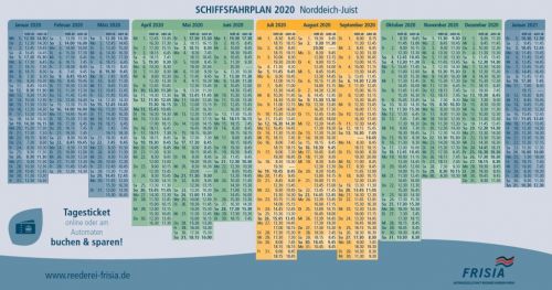 Bild 0 von Fahrplan 2020 in kompakter Form