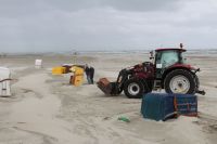 Bild 5 von Windhose über Juist richtete großen Schaden am Strand an