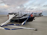 Bild 1 von Auf Juist gestrandete Segelyacht kreuzt nun vor Portugal