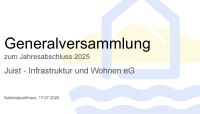 Bild 0 von Generalversammlung der „Juist – Infrastruktur und Wohnen EG“