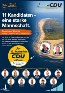 Bild 0 von Kommunalwahl: Wahlwerbung der CDU Juist